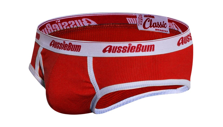 Aussiebum Underwear Red Mens Brief Sexy & Hot FAST SHIPPING!! Size XS S M L  XL