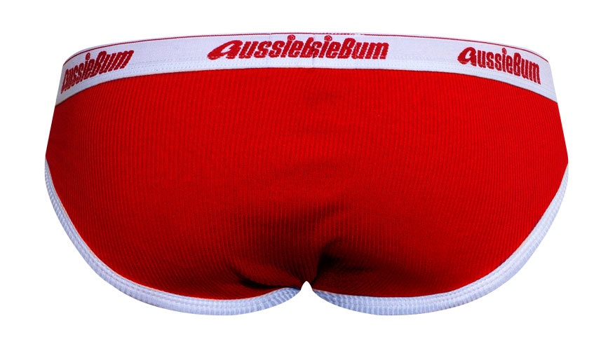 GridFit Red Aussiebum Men's Underwear/ Briefs Next Day UK Delivery