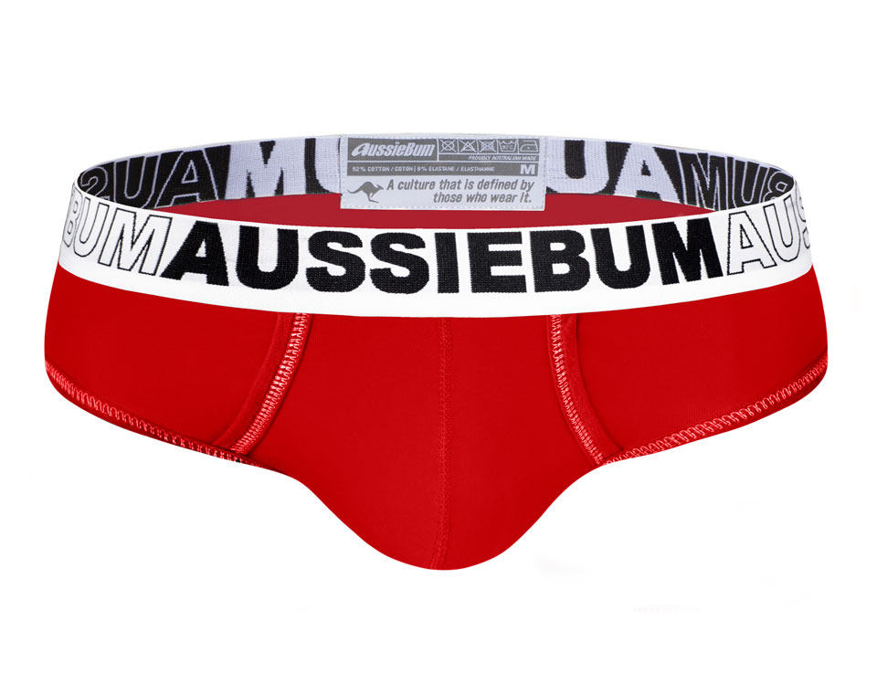 AussieBum Men Pink cotton EnlargeIT brief underwear Size M 