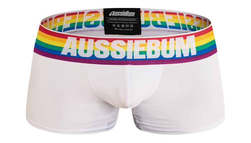 Pride White Hipster - Underwear range at aussieBum