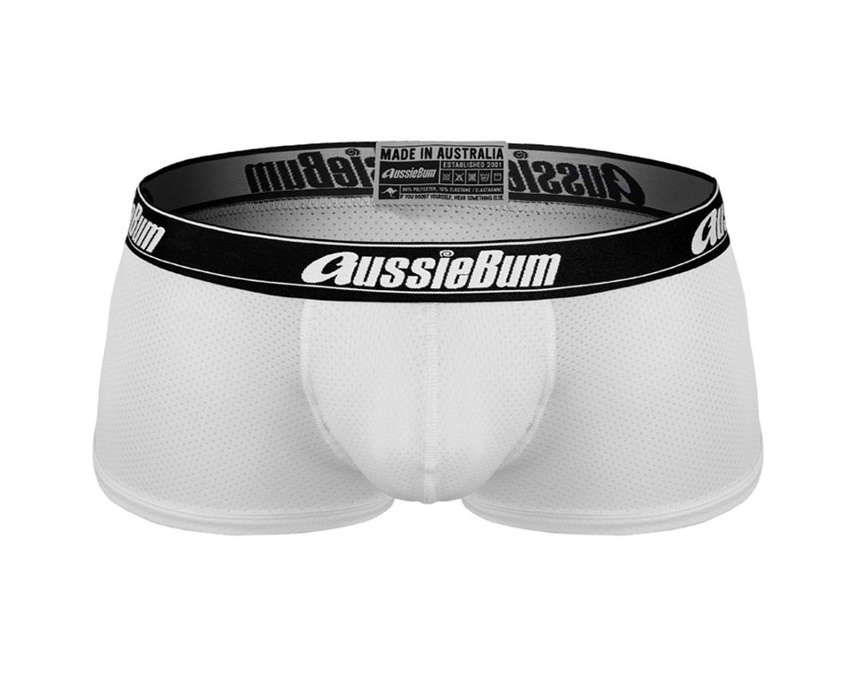 Wonderjock Air White Trunk Underwear range at aussieBum