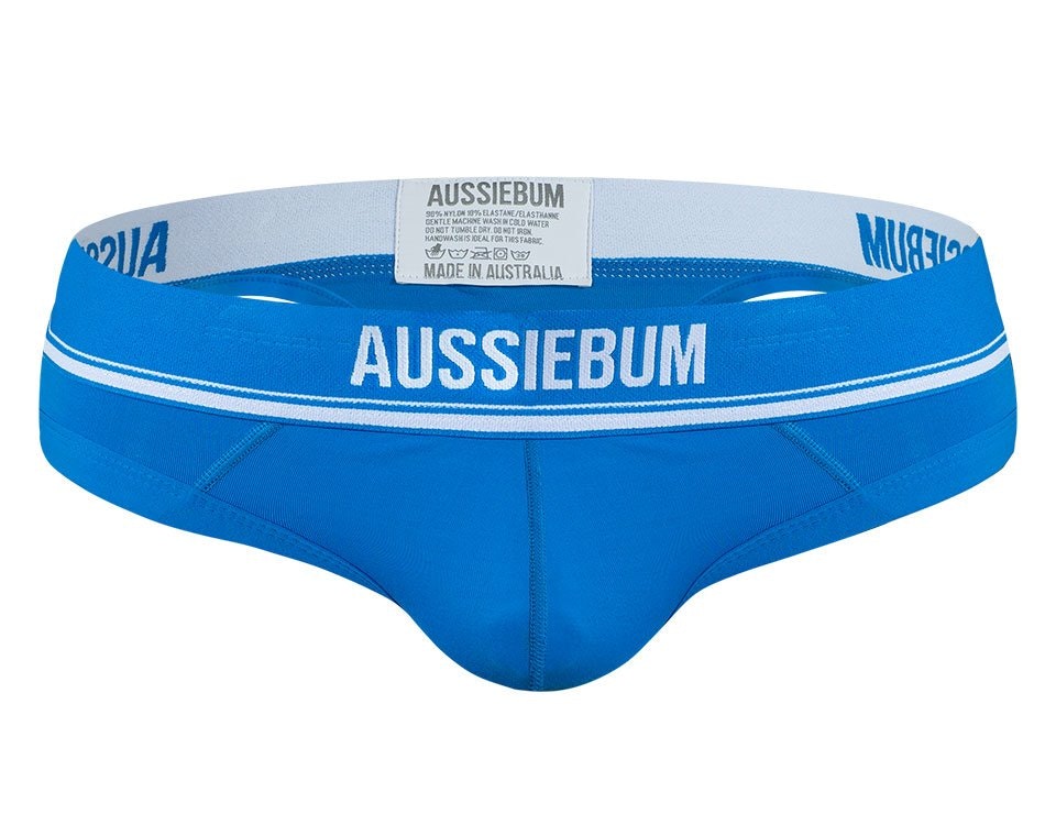 AussieBum Men charcoal Gray Microfiber Nylon thong underwear S M L