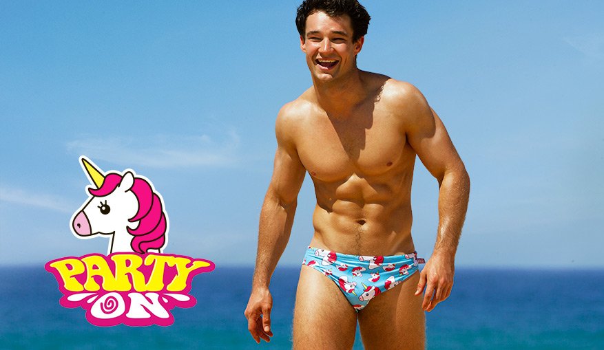 unicorn swimsuit men