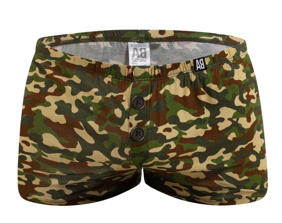 aussieBum Men's Freedom Camo Boxer Underwear - M