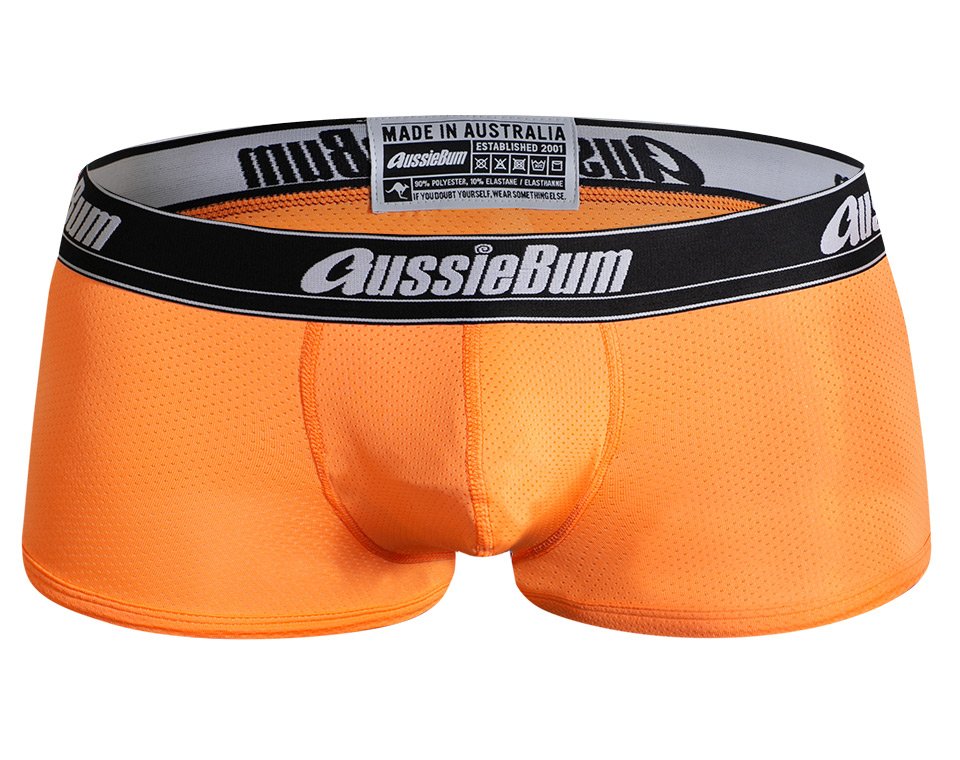 Wonderjock Air Mango Orange Trunk Underwear range at aussieBum