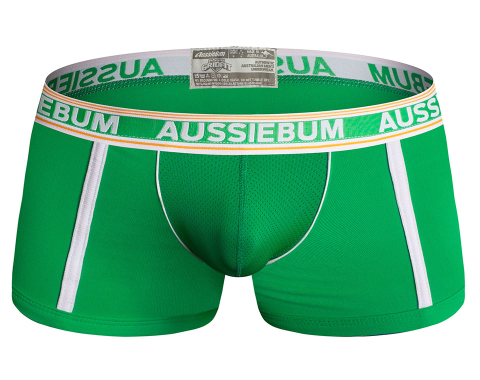 GridFit Lime Green Trunk Underwear range at aussieBum