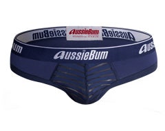 Slink Sin Navy Blue Brief - Underwear range at aussieBum