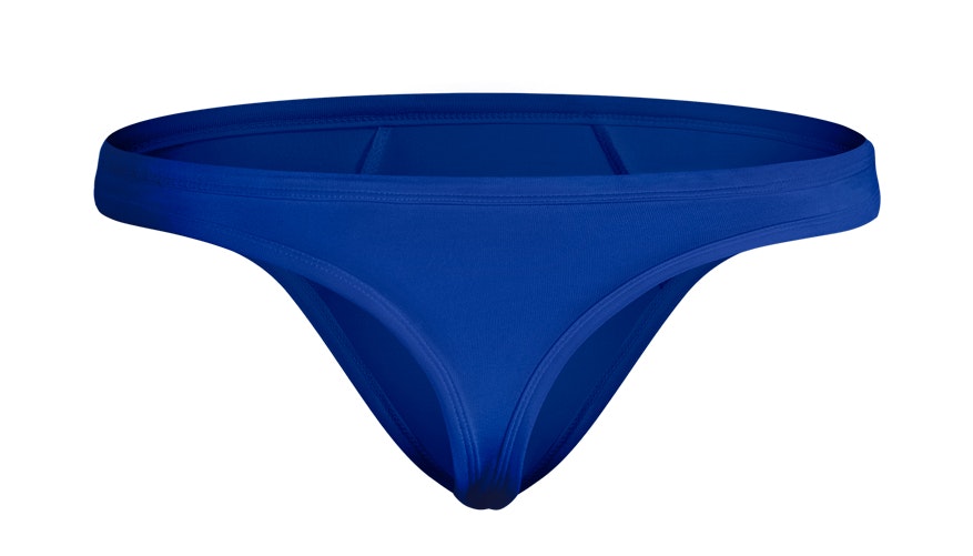 Resistencia Irradiar Grapa Slick Royal Blue Thong - Underwear range at aussieBum