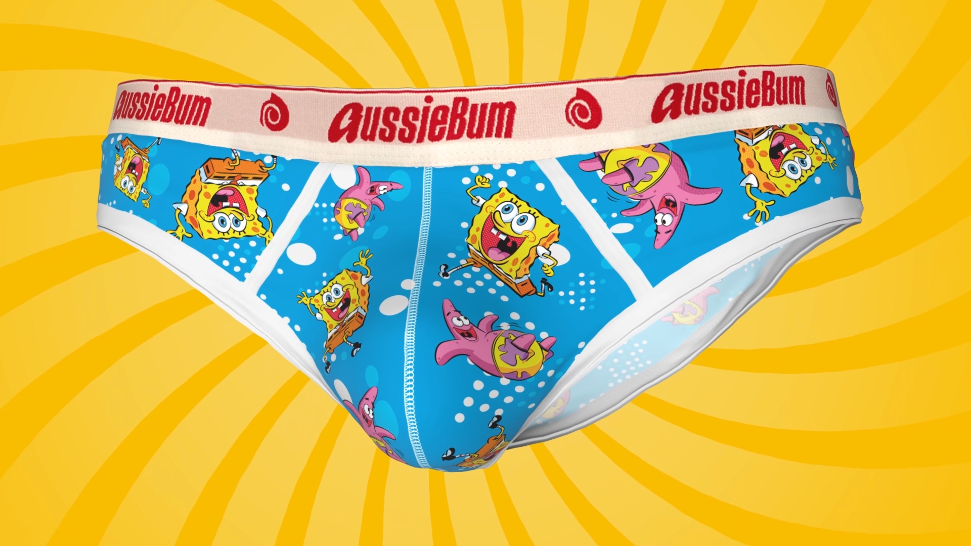 SpongeBob Blue Brief - Underwear range at aussieBum