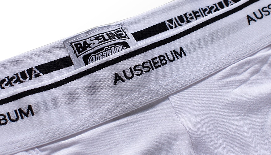 aussieBum Men's BASELINE White Bikini Underwear - M
