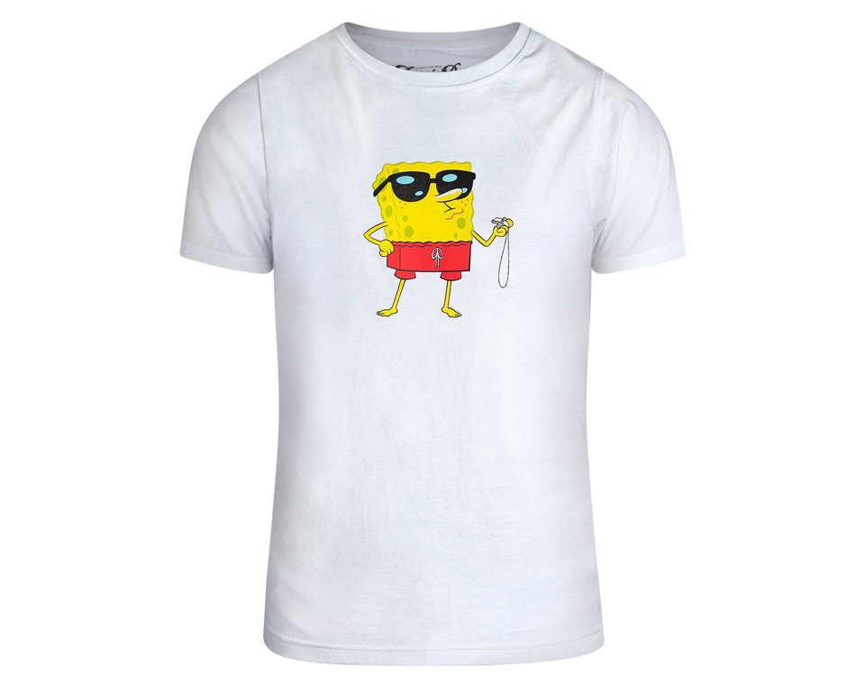 SpongeBob Tee Spongebob White Tshirt 