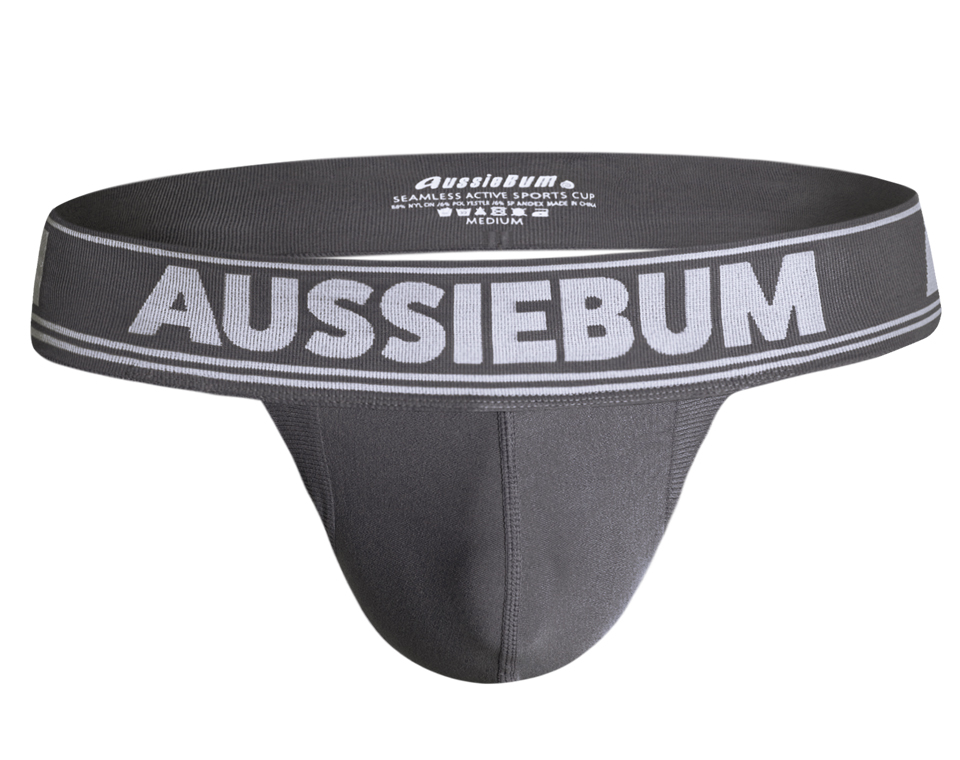 The Cup Charcoal Jock Underwear range at aussieBum