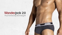 aussieBum Men's WonderJock 2.0 Black Brief Underwear - M