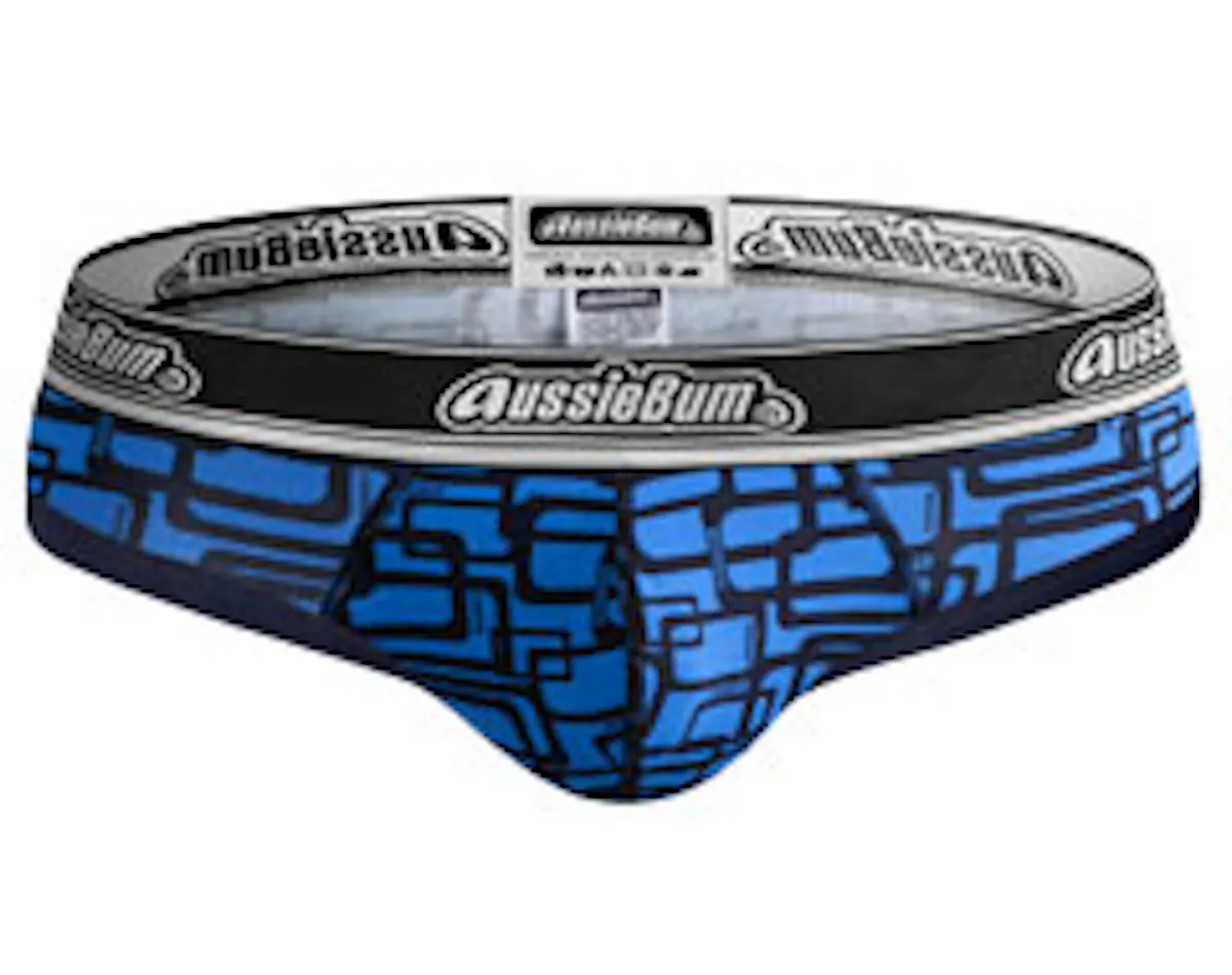 aussieBum Wonder Jock WJ 2.0 - Slip da uomo, con tasca interna, Modal, bianco, XXL