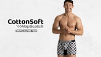 aussieBum Men's CottonSoft 2.0 Hopscotch White Hipster Underwear - M