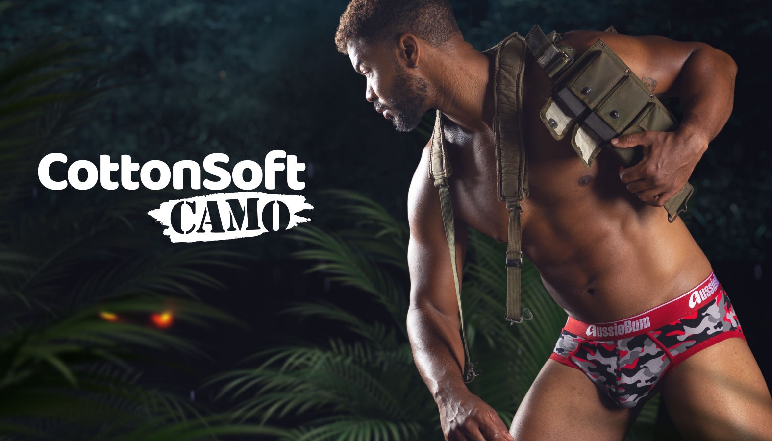 CottonSoft 2.0 Camo Red Brief - Underwear range at aussieBum