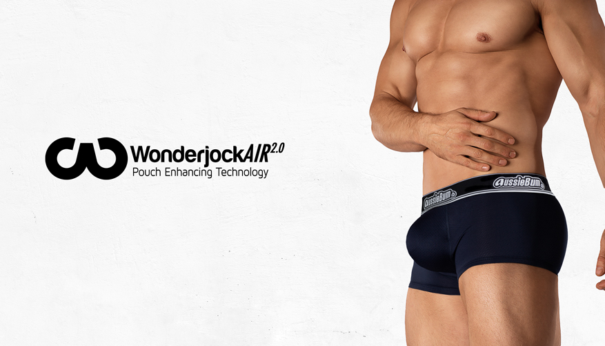 Wonderjock Air Charcoal Grey Trunk - Underwear range at aussieBum