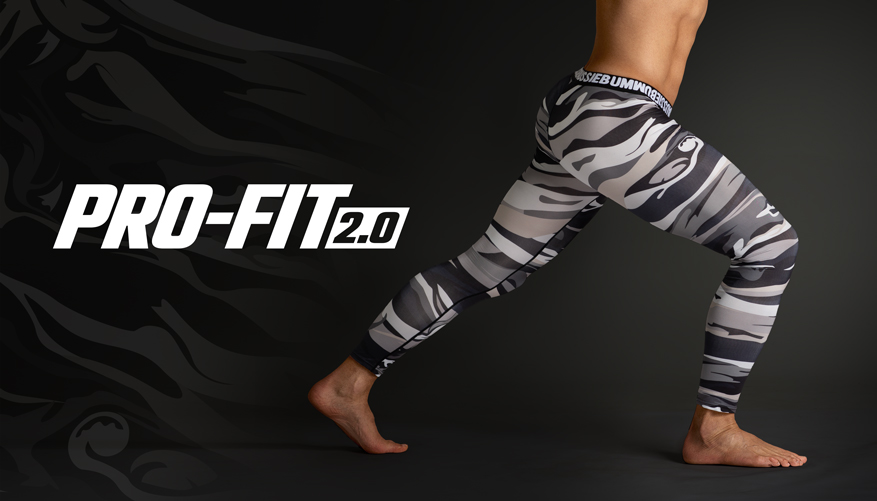 Pro-Fit 2.0 Grey Seal Leggings - Clothing range at aussieBum