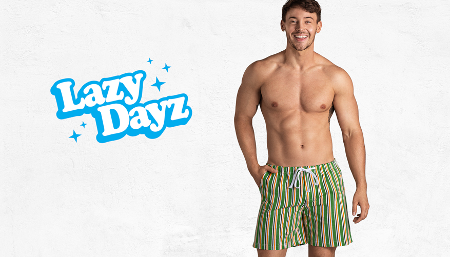 LazyDayz Pyjama's Green/Gold Lifestyle Image