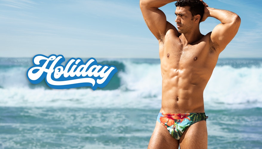 aussieBum Men's Holiday Bliss Brief Swimwear - M