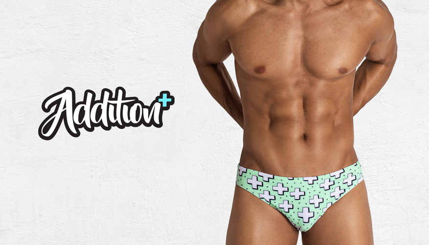 aussieBum Men's Addition Addition Mint Brief Swimwear - M