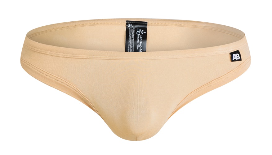 Buy Men's Brief Seamless Low-rise Thong Underwear Nude XXL Online