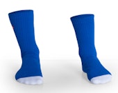 aB Embroided Socks Blue Main Image