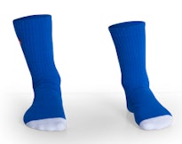 aB Embroided Socks Blue Main Image