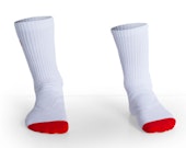 aB Embroided Socks White Main Image