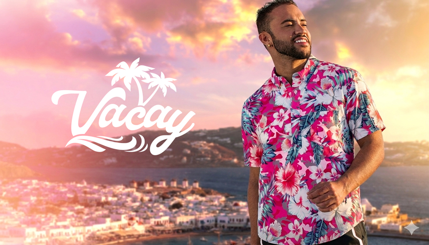 Vacay Shirt Miami Lifestyle Image