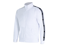 Mens white tracksuit on sale top