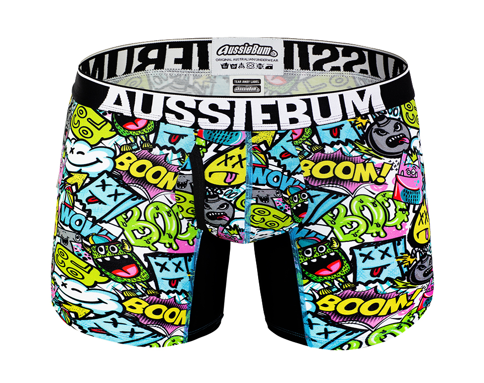 Monster Escape Happy Pattern Trunk Underwear range at aussieBum