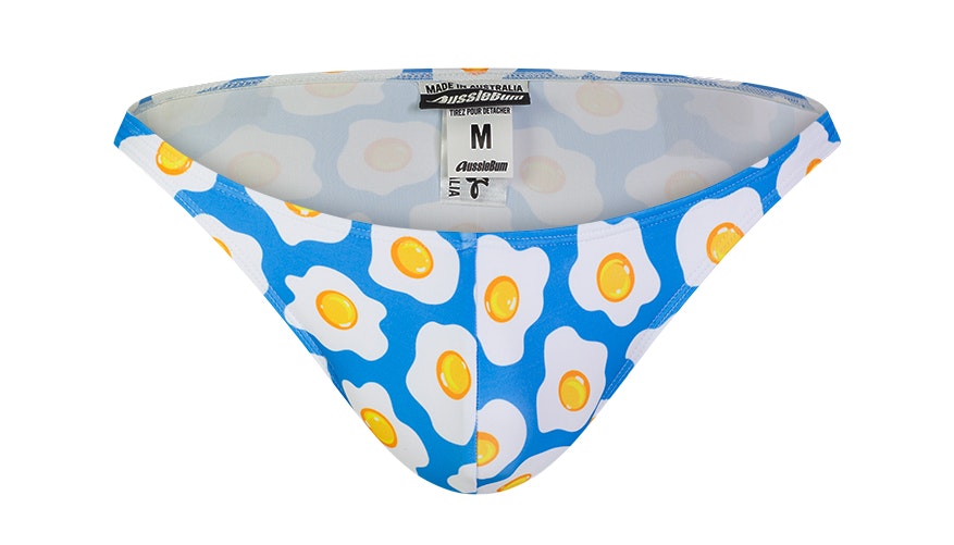 HIGH RISE Eggs Blue Brief - Swimwear range at aussieBum