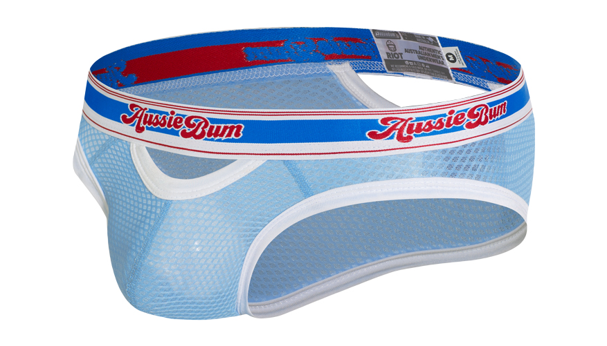 Sugar Blue Sky Blue Brief Underwear range at aussieBum