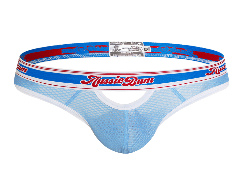 Sugar Blue Sky Blue Jock Underwear range at aussieBum