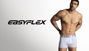 aussieBum Men's Easyflex White Trunk Underwear - M