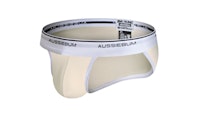 aussieBum Men's BASELINE Beige White Bikini Underwear - M
