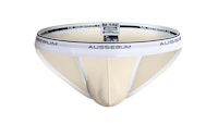 aussieBum Men's BASELINE Beige White Bikini Underwear - M