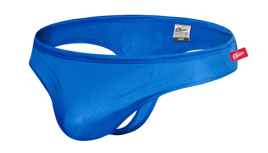 aussieBum Men's Classic Blue Thong Swimwear - M