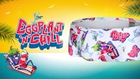 aussieBum Men's EggPlant N Chill White Trunk Swimwear - M