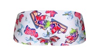 aussieBum Men's EggPlant N Chill White Trunk Swimwear - M