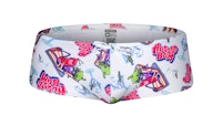 aussieBum Men's EggPlant N Chill White Trunk Swimwear - M