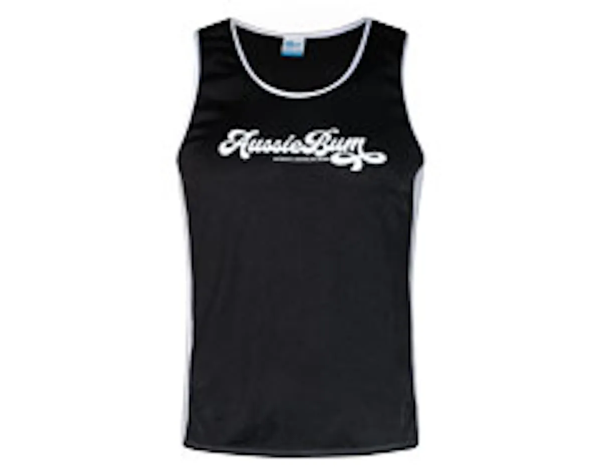 Nylon Singlet Black White Main Image