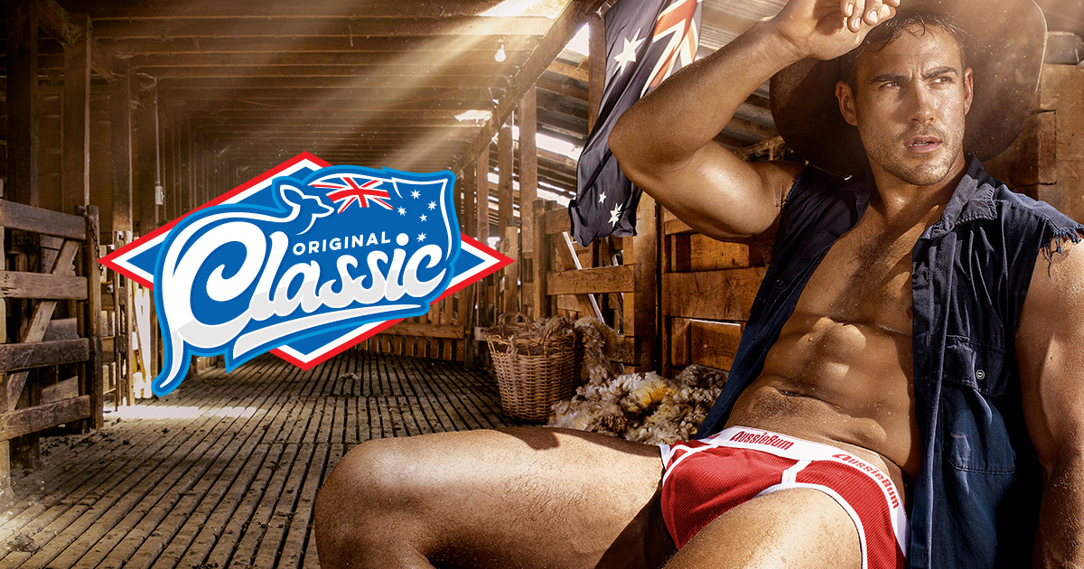 GridFit Red Aussiebum Men's Underwear/ Briefs Next Day UK Delivery