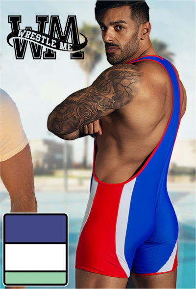 WrestleMe 2.0 Blue Homepage Image