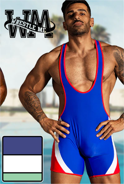 WrestleMe 2.0 Blue Homepage Image