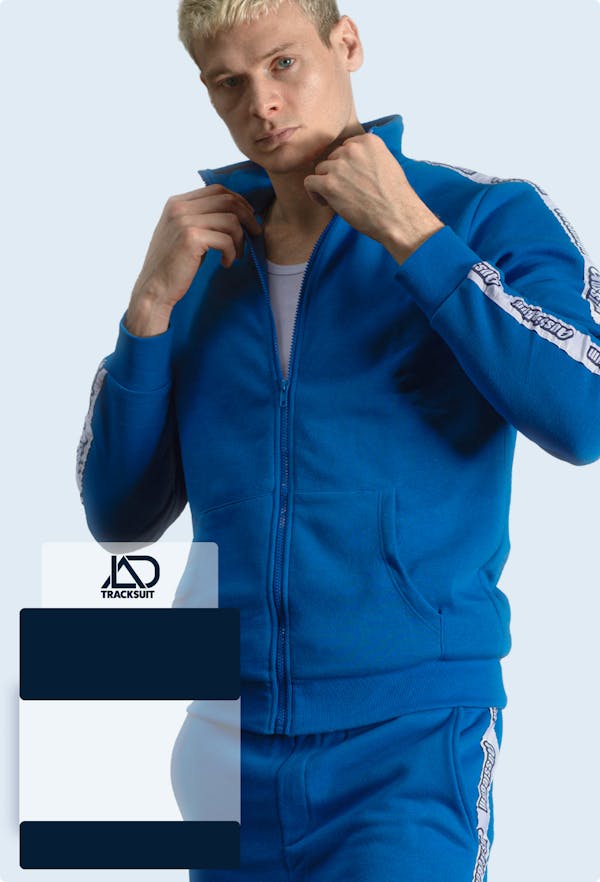 LAD Tracksuit Royal Homepage Image