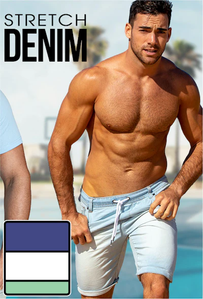Stretch Denim Short Byron Homepage Image