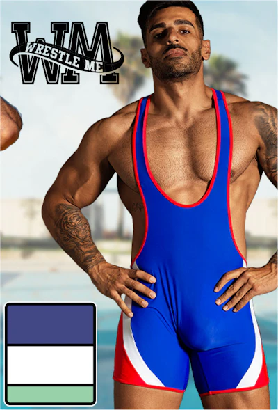 WrestleMe 2.0 Blue Homepage Image