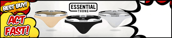 Essential Thong Black Homepage Image